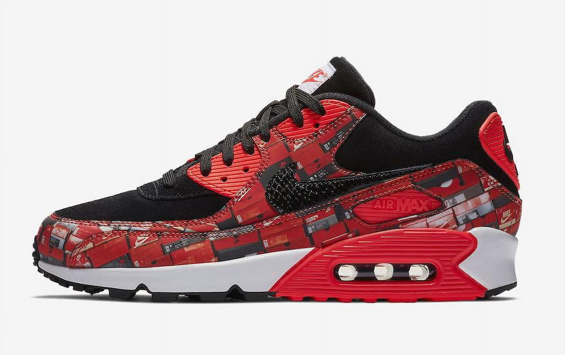 込 28.5 AIR MAX 90 PRINT atmos Mens Nike x Atmos Air Max 90 Print We Love Nike Black Bright