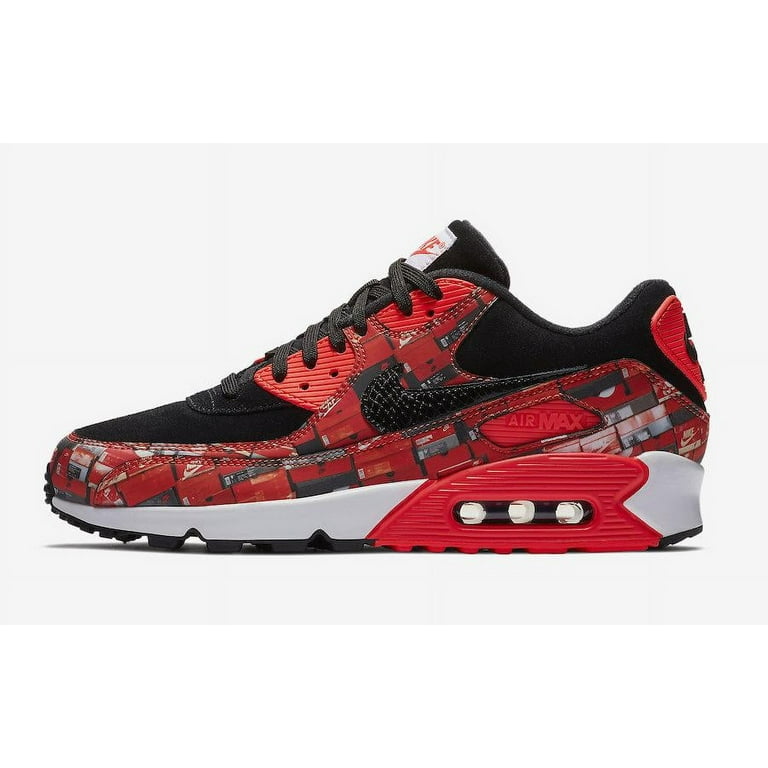 Air max 90 black bright crimson sales