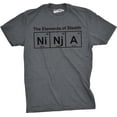 thumbnail image 1 of Mens Ninja Element of Stealth T shirt Funny Adult Humor Graphic Nerdy Tees Graphic Tees, 1 of 6