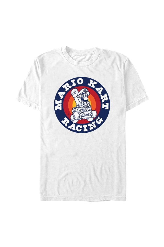 Mens Nintendo Circled Racing Badge T Shirt