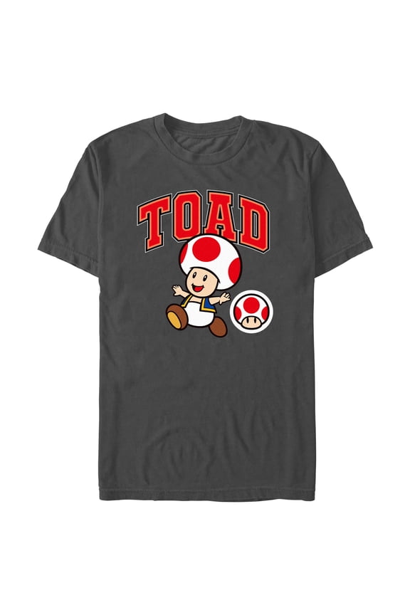 Mens Nintendo Collegiate Toad Set T Shirt