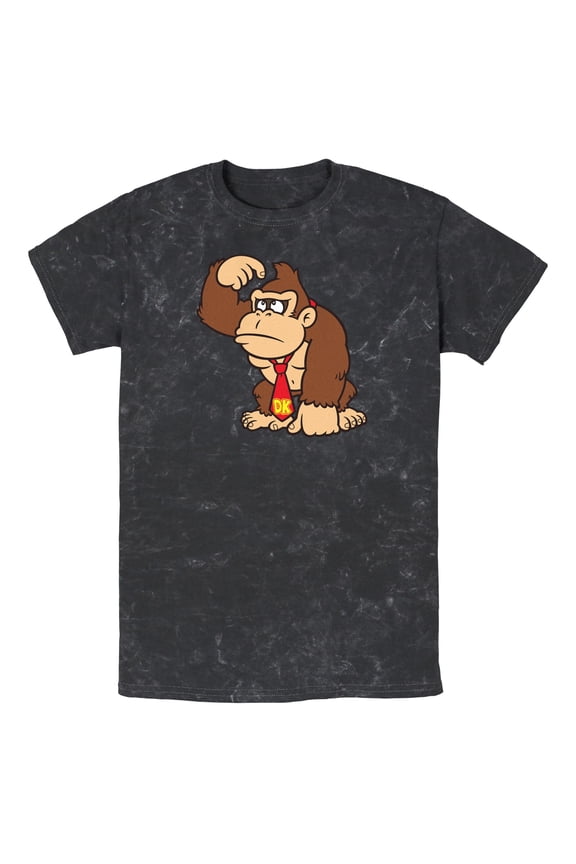 Mens Nintendo Confused Donkey Full Shot T Shirt
