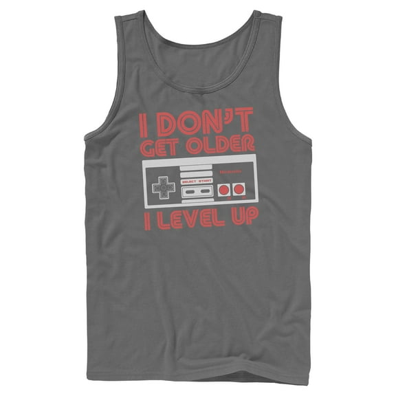 Mens Nintendo Don't Get Older Level Up Tank Top