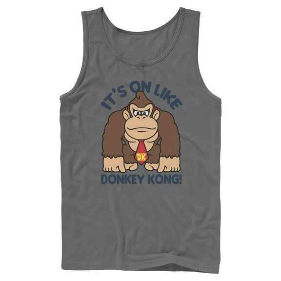 Mens Nintendo Donkey Kong It's On Tank Top
