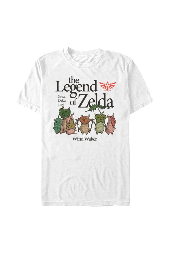 Mens Nintendo Great Deku Tree Lineup T Shirt