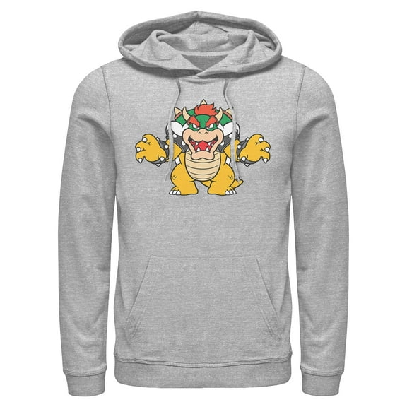 Mens Nintendo Just Bowser Lightweight Hoodie