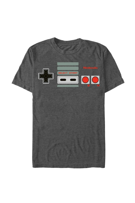 Mens Nintendo NES Controller Buttons T-Shirt