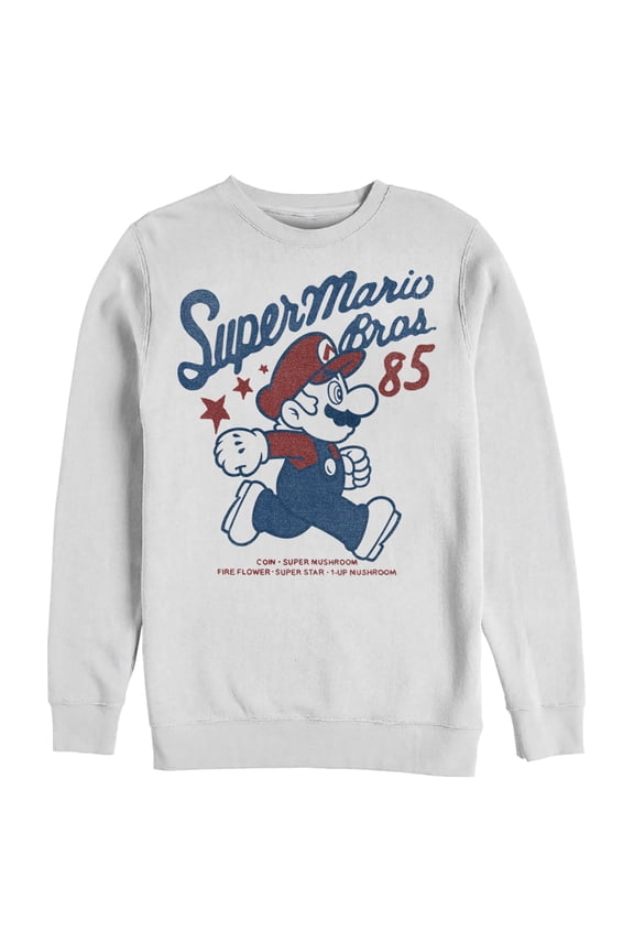 Mens Nintendo Super Mario Bros 85 Sweatshirt