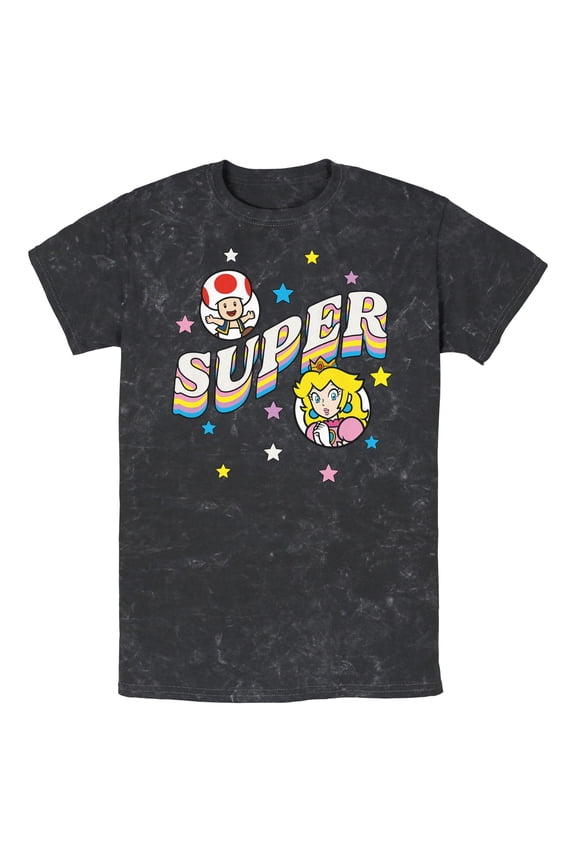Mens Nintendo Super Princess and Toad T Shirt