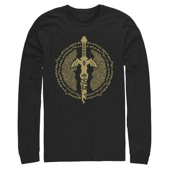 Mens Nintendo The Legend of Zelda: Tears of the Kingdom Master Sword Icon Long Sleeve Shirt