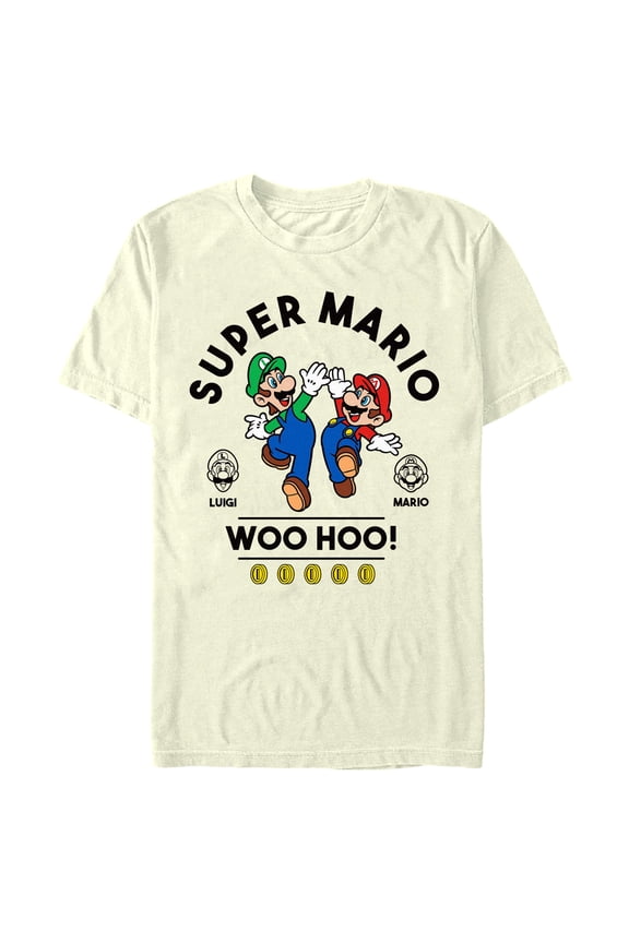 Mens Nintendo Woo Hoo Brothers T Shirt