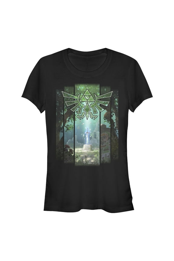 Mens Nintendo Zelda Sword in the Stone T Shirt