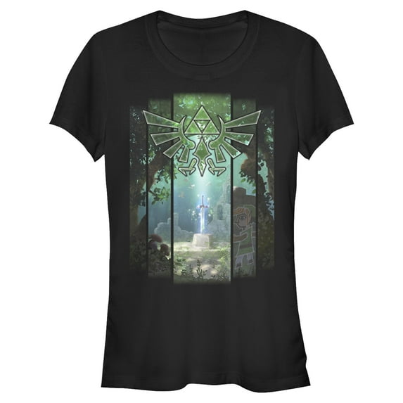 Mens Nintendo Zelda Sword in the Stone T Shirt