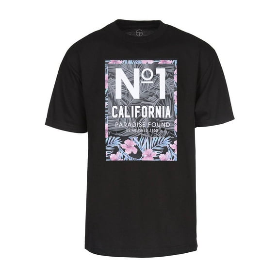 Mens No. 1 Men's California Paradise Found Short-Sleeve T-Shirt - Black, Large