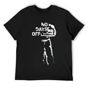Mens "No Days Off" T-Shirt Black