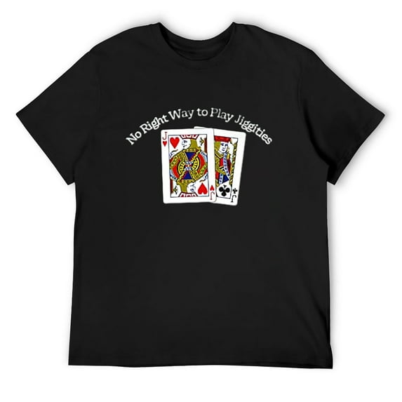 Mens No Right Way to Play Jiggities T-Shirt Black 3X-Large