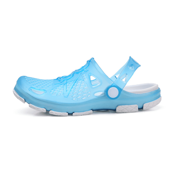 Mens Non Slip Clogs Water Shoes with Adjustable Strap, Lightweight Slip-On Mules, Breathable Quick-Dry Sandals Slippers for Garden Kitchen Outdoor Beach Pool Shower Summer