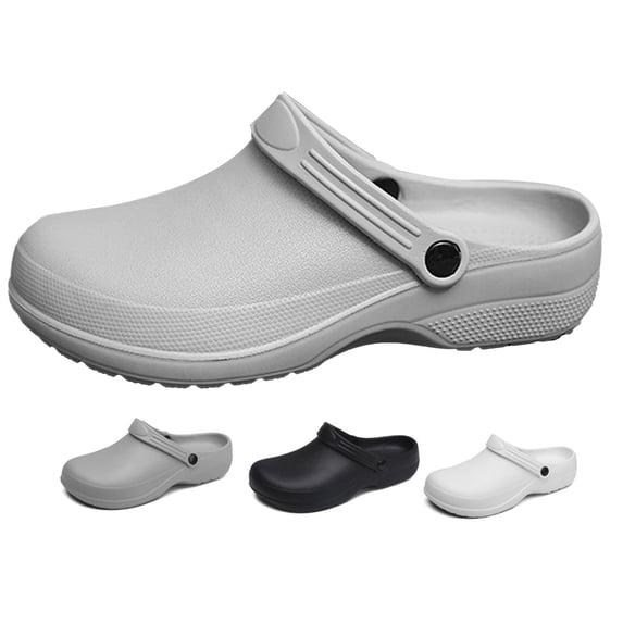 Mens Non Slip Kitchen Clogs for Women| Waterproof Chef Shoes Oil Resistant Work Mules | Lightweight EVA Slip Resistant Gardening & Restaurant Footwear