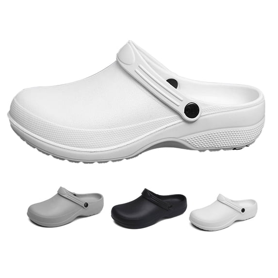 Mens Non Slip Kitchen Clogs for Women| Waterproof Chef Shoes Oil Resistant Work Mules | Lightweight EVA Slip Resistant Gardening & Restaurant Footwear