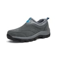 thumbnail image 1 of Mens Non-Slip Snow Boots Winter Outdoor Sports Shoes Fashion Casual Cotton Shoes Warm Fur Lined Hiking Shoes Gray 6.5 UK, 1 of 7