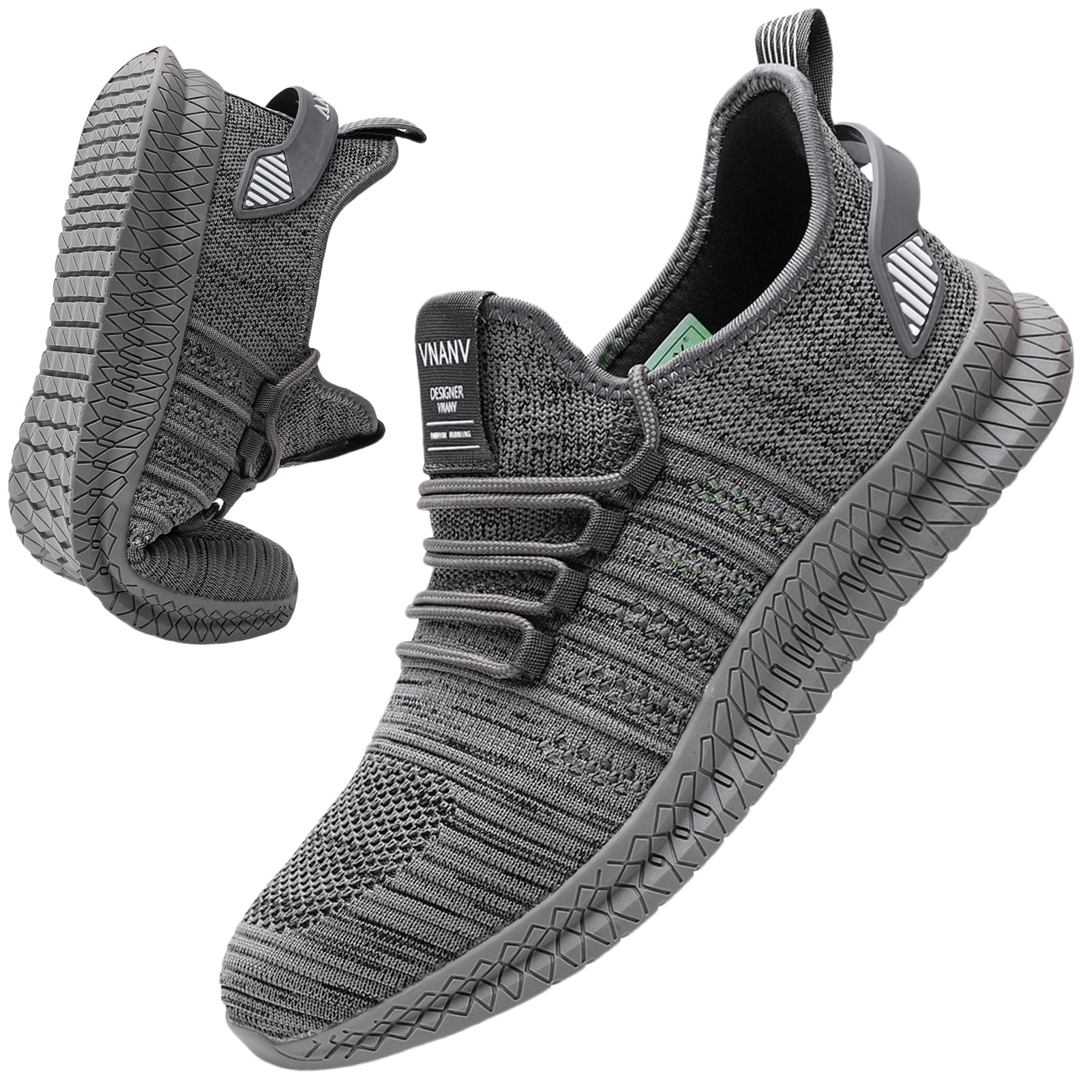 Men\'s Running Shoes Slip On Walking Sneakers Non Slip Lightweight Breathable Feethit Mens Non Slip Walking Sneakers Lightweight  main image 2