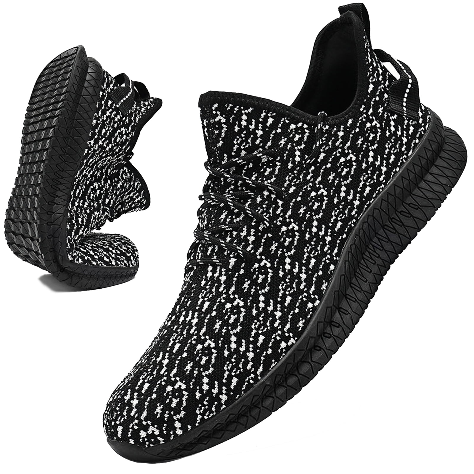Mens Non Slip Walking Sneakers Lightweight Breathable Slip  display picture 2