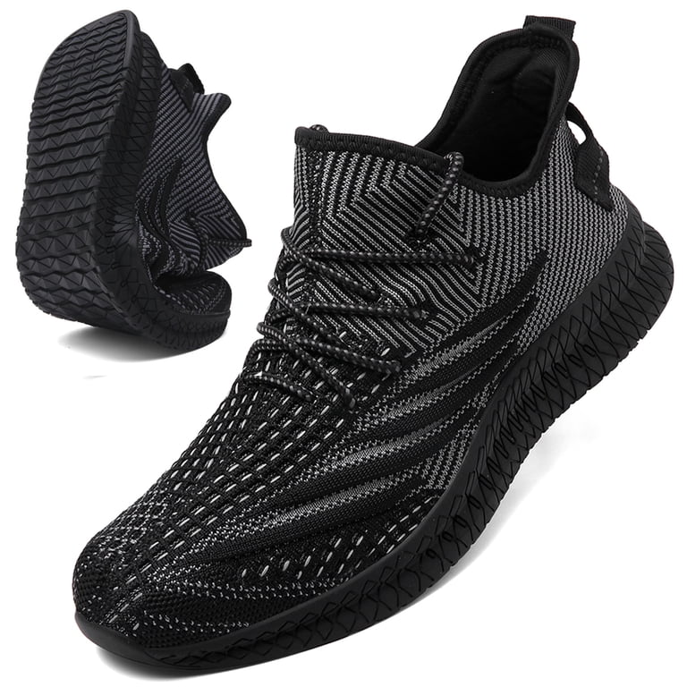 Mens Non Slip Walking Sneakers Lightweight Breathable Slip  display picture 1