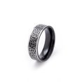 thumbnail image 1 of Mens Nordic Titanium Steel Viking Ring Geometric Band Electroplated Fashion Jewelry Statement Black Color Size, 1 of 7