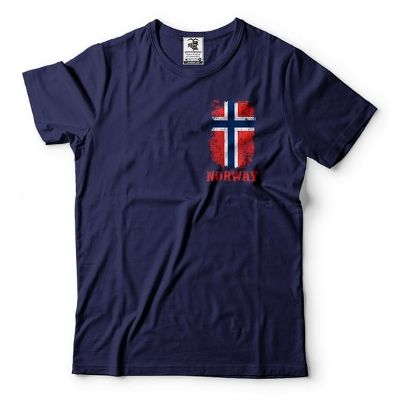 Mens Norway Pocket T-shirt Norway Patriotic Flag Shirt Norway National Shirt Norwegian Gifts (3X-Large Navy Blue)