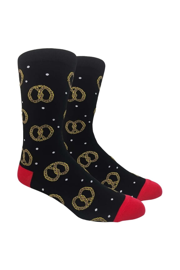 Mens Novelty Pretzel Socks
