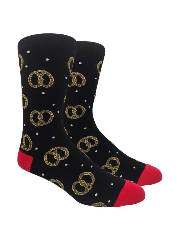 Mens Novelty Pretzel Socks