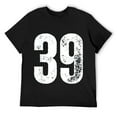 thumbnail image 1 of Mens Number 39 T-Shirt Black Small, 1 of 5