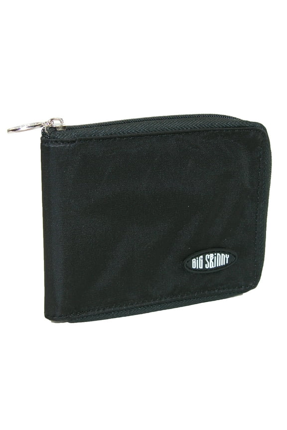 Mens Nylon Slim Zip-Around Wallet
