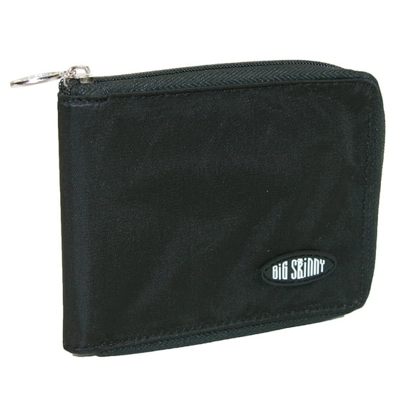 Mens Nylon Slim Zip-Around Wallet