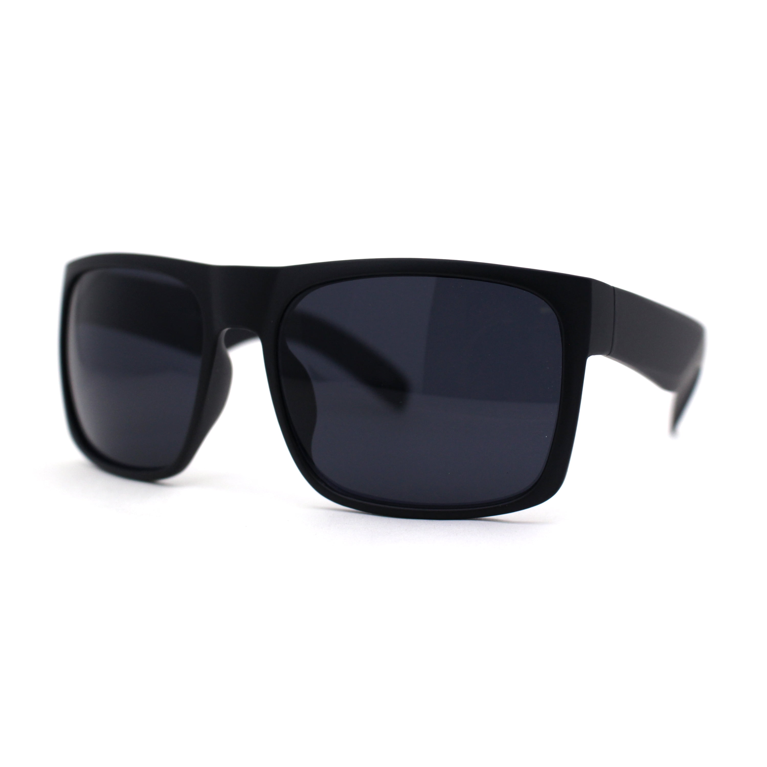Mens OG Flat Top Rectangle Gangster Mob Shade Sunglasses Matte