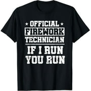 Mens Official Firework Technician Design T-Shirt