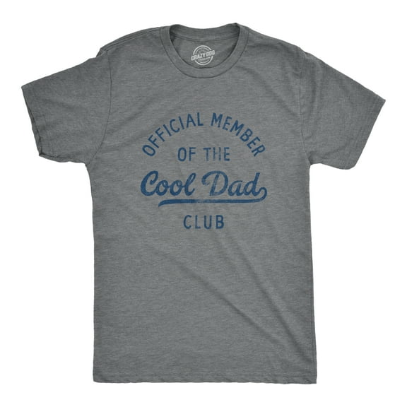 Mens Official Member of The Cool Dad Club T Shirt Funny Fathers Day Gift Tee for Guys Graphic Tees