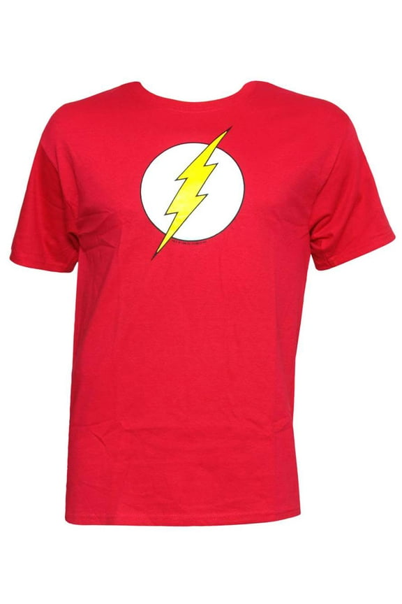 Mens Officially Licensed DC Comics Flash Logo T-Shirt, XXL