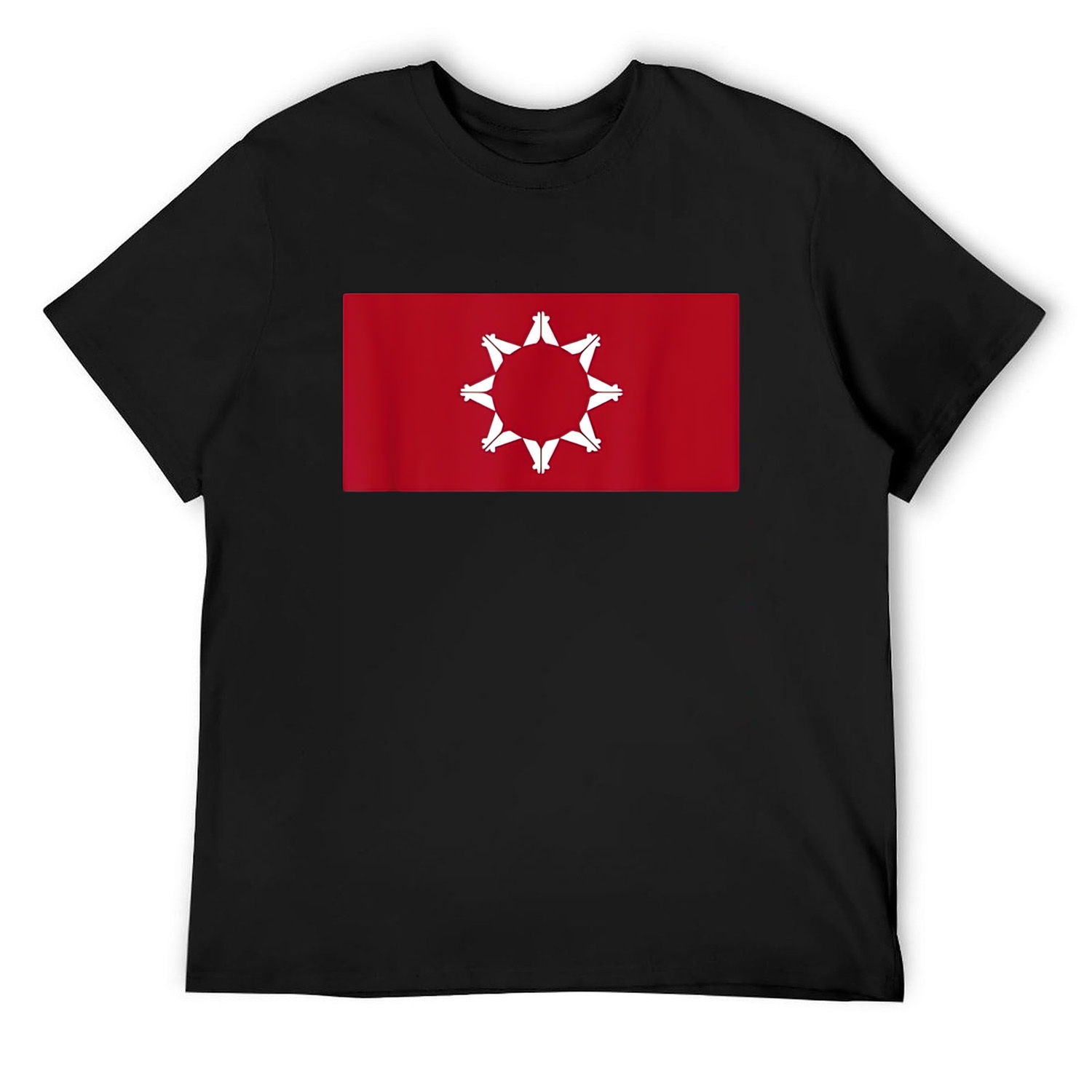 Mens Oglala Lakota Sioux Flag South Dakota Native American Print T
