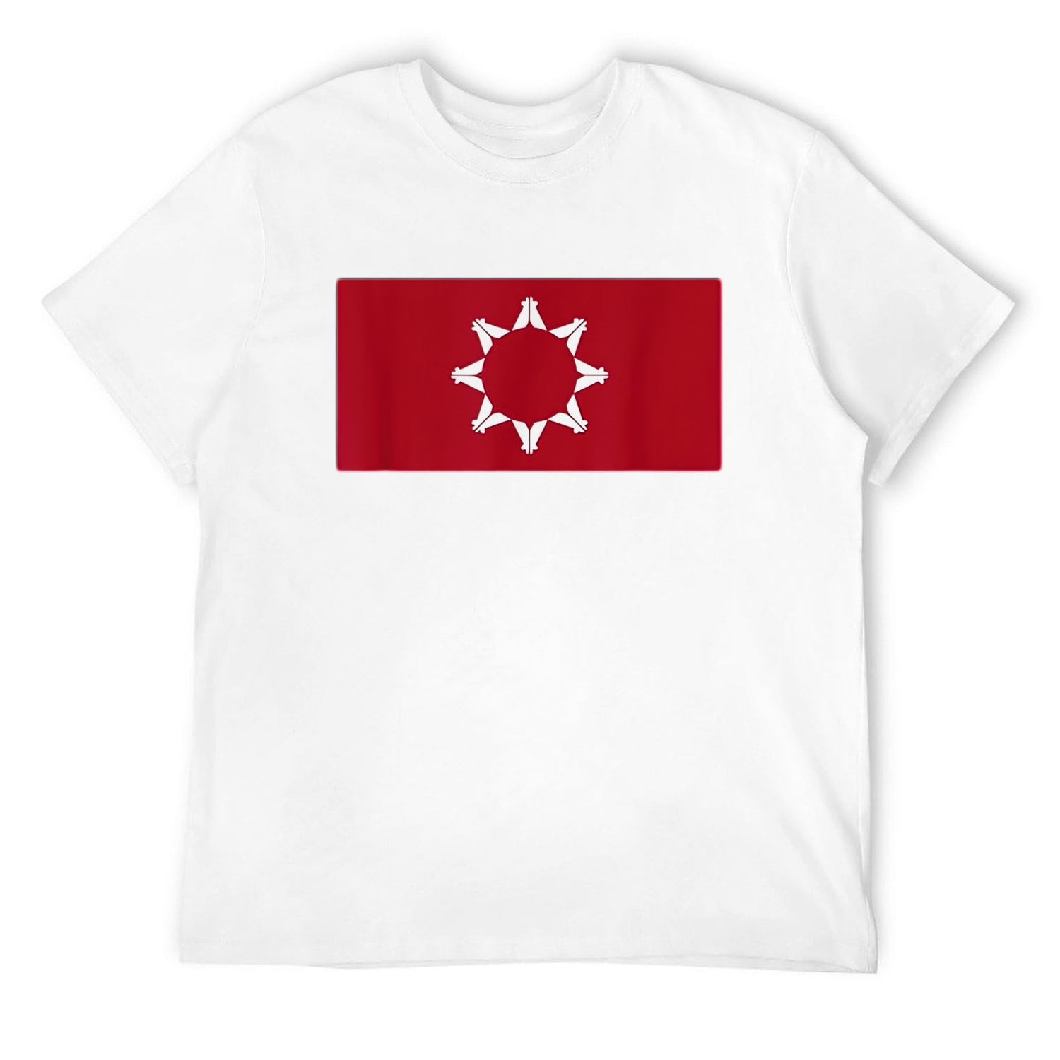 Mens Oglala Lakota Sioux Flag South Dakota Native American Print T