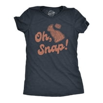 Mens Oh Snap T shirt Funny Chocolate Easter Bunny Basket Egg Hunt Gift for Her Womens Graphic Tees