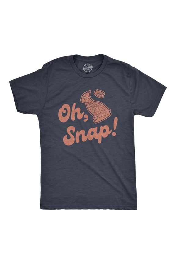 Mens Oh Snap T shirt Funny Chocolate Easter Bunny Basket Egg Hunt Gift for Him Graphic Tees