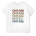 thumbnail image 1 of Mens Ohtani Vintage Retro T-Shirt White, 1 of 5