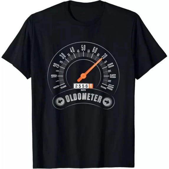 Mens Oldometer - Funny 70Th Birthday Gift For Men 70 Bday Shirt Unisex S-5XL Hot Trending Shirt, Vintage Birthday Gift