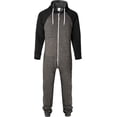 thumbnail image 1 of Men’s Onesies, Unisex Plain One-Piece Pajama Jumpsuit – Hooded Plain Onesies for Men, Cozy Adult Loungewear Playsuit, 1 of 4