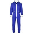 thumbnail image 1 of Men’s Onesies, Unisex Plain One-Piece Pajama Jumpsuit – Hooded Plain Onesies for Men, Cozy Adult Loungewear Playsuit, 1 of 4