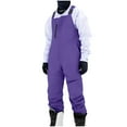 thumbnail image 1 of Mens One Piece Snow Bibs Waterproof Insulated Snow Bib Overalls Winter Warm Windproof Snowboard Pants Baggy Outdoor Ski Jumpsuit, 1 of 9