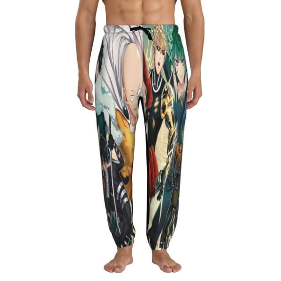 Mens One Punch Man Sweatpants Sports Jogger Pants 3d Printed Casual Pants Workout Track Pants With Drawstring