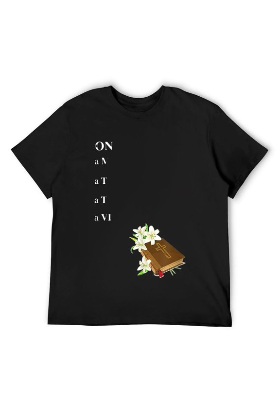 Mens Only Jesus Can Turn A Mess To A Message Test Into Testimony T-Shirt Black