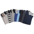 thumbnail image 1 of Mens Open-Back Shoulder Snap Polo Shirts-Assorted, 1 of 5